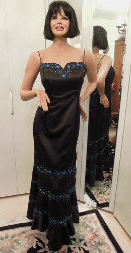 Abendkleid 44 schwarz - abendkleid,