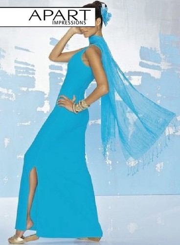 Neu extravagant langes kleid - extravagant,