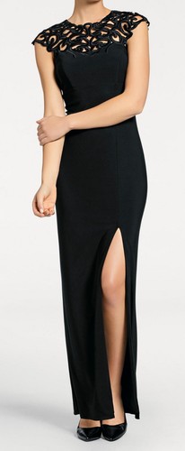 Abendkleid schwarz - abendkleid, 44