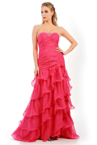 Hbh bodenlange abendkleid mit - bodenlange,