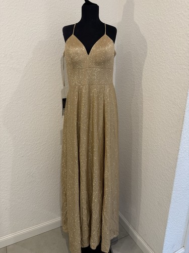 Abendkleid gold 44 - in, gr.