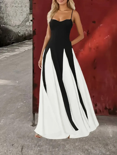 Elegantes und sexy kleid mit - und,