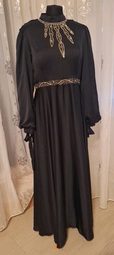 Vintage bodenlanges abendkleid - vintage,